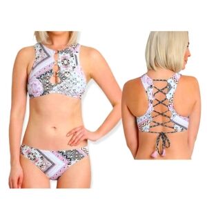 Nanette Lepore Lace UP Bikini,  Size 8, LOT#0997NL-E & #LOB0998NL-E